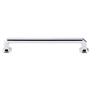 Top Knobs [TK289PC] Die Cast Zinc Cabinet Pull Handle - Emerald Series - Oversized - Polished Chrome Finish - 7" C/C - 7 7/8" L