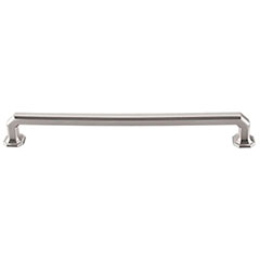 Top Knobs [TK290BSN] Die Cast Zinc Cabinet Pull Handle - Emerald Series - Oversized - Brushed Satin Nickel Finish - 9&quot; C/C - 9 7/8&quot; L