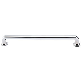 Top Knobs [TK290PC] Die Cast Zinc Cabinet Pull Handle - Emerald Series - Oversized - Polished Chrome Finish - 9" C/C - 9 7/8" L