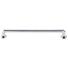 Top Knobs [TK290PC] Die Cast Zinc Cabinet Pull Handle - Emerald Series - Oversized - Polished Chrome Finish - 9" C/C - 9 7/8" L