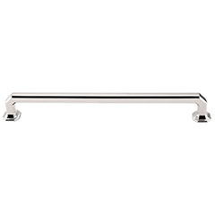 Top Knobs [TK290PN] Die Cast Zinc Cabinet Pull Handle - Emerald Series - Oversized - Polished Nickel Finish - 9&quot; C/C - 9 7/8&quot; L