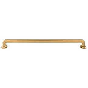Top Knobs [TK291HB] Die Cast Zinc Cabinet Pull Handle - Emerald Series - Oversized - Honey Bronze Finish - 12" C/C - 12 7/8" L