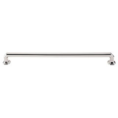 Top Knobs [TK291PN] Die Cast Zinc Cabinet Pull Handle - Emerald Series - Oversized - Polished Nickel Finish - 12&quot; C/C - 12 7/8&quot; L
