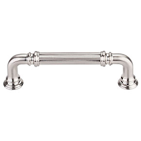 Top Knobs [TK322BSN] Die Cast Zinc Cabinet Pull Handle - Emerald Series - Standard Size - Brushed Satin Nickel Finish - 3 3/4" C/C - 4 7/16" L