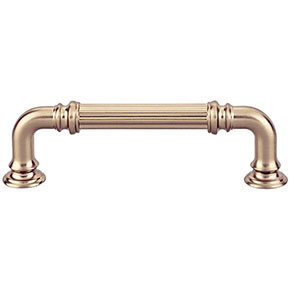 Top Knobs [TK322HB] Die Cast Zinc Cabinet Pull Handle - Emerald Series - Standard Size - Honey Bronze Finish - 3 3/4" C/C - 4 7/16" L