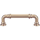 Top Knobs [TK322HB] Die Cast Zinc Cabinet Pull Handle - Reeded Series - Standard Size - Honey Bronze Finish - 3 3/4&quot; C/C - 4 7/16&quot; L