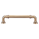 Top Knobs [TK323HB] Die Cast Zinc Cabinet Pull Handle - Reeded Series - Oversized - Honey Bronze Finish - 5" C/C - 5 11/16" L