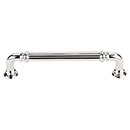 Top Knobs [TK323PN] Die Cast Zinc Cabinet Pull Handle - Reeded Series - Oversized - Polished Nickel Finish - 5&quot; C/C - 5 11/16&quot; L