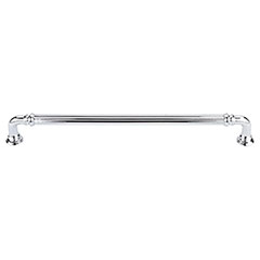 Top Knobs [TK325PC] Die Cast Zinc Cabinet Pull Handle - Reeded Series - Oversized - Polished Chrome Finish - 9&quot; C/C - 9 11/16&quot; L