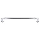 Top Knobs [TK325PC] Die Cast Zinc Cabinet Pull Handle - Reeded Series - Oversized - Polished Chrome Finish - 9&quot; C/C - 9 11/16&quot; L