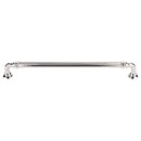 Top Knobs [TK325PN] Die Cast Zinc Cabinet Pull Handle - Reeded Series - Oversized - Polished Nickel Finish - 9&quot; C/C - 9 11/16&quot; L