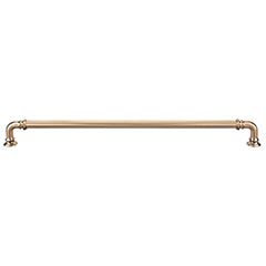 Top Knobs [TK326HB] Die Cast Zinc Cabinet Pull Handle - Reeded Series - Oversized - Honey Bronze Finish - 12" C/C - 12 11/16" L