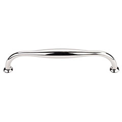 Top Knobs [TK383PN] Die Cast Zinc Cabinet Pull Handle - Shrewsbury Series - Oversized - Polished Nickel Finish - 7 1/2" C/C - 8 5/16" L