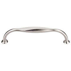 Top Knobs [TK384BSN] Die Cast Zinc Cabinet Pull Handle - Shrewsbury Series - Oversized - Brushed Satin Nickel Finish - 5 1/16" C/C - 5 9/16" L