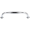 Top Knobs [TK384PC] Die Cast Zinc Cabinet Pull Handle - Shrewsbury Series - Oversized - Polished Chrome Finish - 5 1/16" C/C - 5 9/16" L