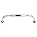 Top Knobs [TK384PN] Die Cast Zinc Cabinet Pull Handle - Shrewsbury Series - Oversized - Polished Nickel Finish - 5 1/16" C/C - 5 9/16" L