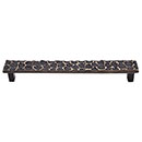 Top Knobs [TK307BA] Solid Brass Cabinet Pull Handle - Cobblestone Series - Oversized - Brass Antique Finish - 7 9/16&quot; C/C - 8 3/8&quot; L