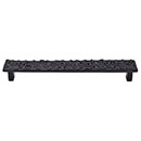 Top Knobs [TK307CB] Solid Brass Cabinet Pull Handle - Cobblestone Series - Oversized - Coal Black Finish - 7 9/16&quot; C/C - 8 3/8&quot; L