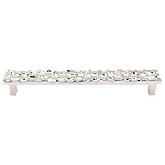 Top Knobs [TK307PN] Solid Brass Cabinet Pull Handle - Cobblestone Series - Oversized - Polished Nickel Finish - 7 9/16" C/C - 8 3/8" L