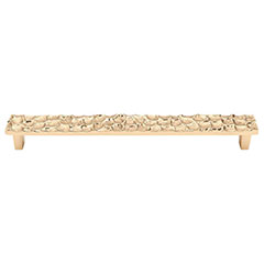 Top Knobs [TK308BR] Solid Brass Cabinet Pull Handle - Cobblestone Series - Oversized - Brass Finish - 8 13/16&quot; C/C - 9 3/4&quot; L
