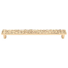 Top Knobs [TK308BR] Solid Brass Cabinet Pull Handle - Cobblestone Series - Oversized - Brass Finish - 8 13/16&quot; C/C - 9 3/4&quot; L