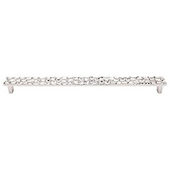 Top Knobs [TK309PN] Solid Brass Cabinet Pull Handle - Cobblestone Series - Oversized - Polished Nickel Finish - 12 9/16" C/C - 13 3/8" L