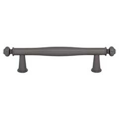 Top Knobs [TK3191AG] Die Cast Zinc Cabinet Pull Handle - Coddington Series - Standard Size - Ash Gray Finish - 3 3/4" C/C - 5 11/16" L