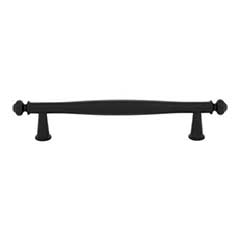 Top Knobs [TK3192BLK] Die Cast Zinc Cabinet Pull Handle - Coddington Series - Oversized - Flat Black Finish - 5 1/16" C/C - 6 15/16" L