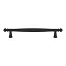 Top Knobs [TK3193BLK] Die Cast Zinc Cabinet Pull Handle - Coddington Series - Oversized - Flat Black Finish - 6 5/16" C/C - 8 3/16" L