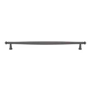 Top Knobs [TK3196AG] Die Cast Zinc Cabinet Pull Handle - Coddington Series - Oversized - Ash Gray Finish - 12" C/C - 13 7/8" L