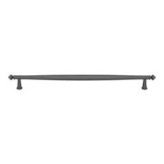 Top Knobs [TK3196AG] Die Cast Zinc Cabinet Pull Handle - Coddington Series - Oversized - Ash Gray Finish - 12" C/C - 13 7/8" L