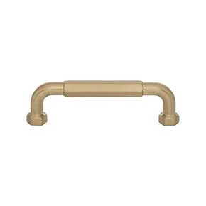 Top Knobs [TK3201HB] Die Cast Zinc Cabinet Pull Handle - Dustin Series - Standard Size - Honey Bronze Finish - 3 3/4" C/C - 4 3/8" L
