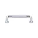 Top Knobs [TK3201PC] Die Cast Zinc Cabinet Pull Handle - Dustin Series - Standard Size - Polished Chrome Finish - 3 3/4&quot; C/C - 4 3/8&quot; L