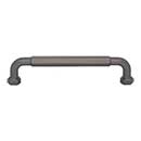 Top Knobs [TK3202AG] Die Cast Zinc Cabinet Pull Handle - Dustin Series - Oversized - Ash Gray Finish - 5 1/16" C/C - 5 5/8" L