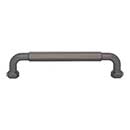 Top Knobs [TK3202AG] Die Cast Zinc Cabinet Pull Handle - Dustin Series - Oversized - Ash Gray Finish - 5 1/16&quot; C/C - 5 5/8&quot; L