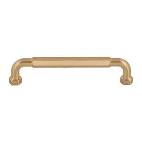 Top Knobs [TK3202HB] Die Cast Zinc Cabinet Pull Handle - Dustin Series - Oversized - Honey Bronze Finish - 5 1/16" C/C - 5 5/8" L