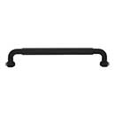 Top Knobs [TK3203BLK] Die Cast Zinc Cabinet Pull Handle - Dustin Series - Oversized - Flat Black Finish - 6 5/16&quot; C/C - 7&quot; L