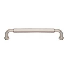 Top Knobs [TK3203BSN] Die Cast Zinc Cabinet Pull Handle - Dustin Series - Oversized - Brushed Satin Nickel Finish - 6 5/16" C/C - 7" L