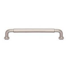 Top Knobs [TK3203BSN] Die Cast Zinc Cabinet Pull Handle - Dustin Series - Oversized - Brushed Satin Nickel Finish - 6 5/16&quot; C/C - 7&quot; L