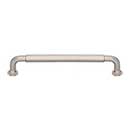 Top Knobs [TK3203BSN] Die Cast Zinc Cabinet Pull Handle - Dustin Series - Oversized - Brushed Satin Nickel Finish - 6 5/16&quot; C/C - 7&quot; L