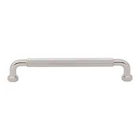 Top Knobs [TK3203PN] Die Cast Zinc Cabinet Pull Handle - Dustin Series - Oversized - Polished Nickel Finish - 6 5/16" C/C - 7" L
