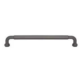 Top Knobs [TK3204AG] Die Cast Zinc Cabinet Pull Handle - Dustin Series - Oversized - Ash Gray Finish - 7 9/16" C/C - 8 1/8" L