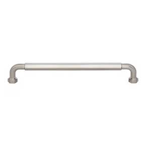 Top Knobs [TK3204BSN] Die Cast Zinc Cabinet Pull Handle - Dustin Series - Oversized - Brushed Satin Nickel Finish - 7 9/16" C/C - 8 1/8" L
