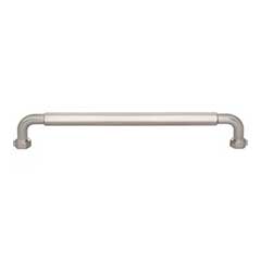 Top Knobs [TK3204BSN] Die Cast Zinc Cabinet Pull Handle - Dustin Series - Oversized - Brushed Satin Nickel Finish - 7 9/16&quot; C/C - 8 1/8&quot; L