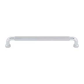 Top Knobs [TK3204PC] Die Cast Zinc Cabinet Pull Handle - Dustin Series - Oversized - Polished Chrome Finish - 7 9/16" C/C - 8 1/8" L