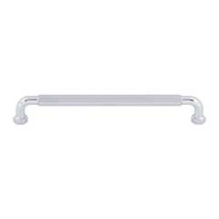 Top Knobs [TK3204PC] Die Cast Zinc Cabinet Pull Handle - Dustin Series - Oversized - Polished Chrome Finish - 7 9/16&quot; C/C - 8 1/8&quot; L