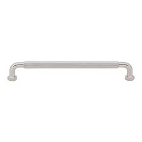Top Knobs [TK3204PN] Die Cast Zinc Cabinet Pull Handle - Dustin Series - Oversized - Polished Nickel Finish - 7 9/16" C/C - 8 1/8" L