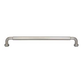 Top Knobs [TK3205BSN] Die Cast Zinc Cabinet Pull Handle - Dustin Series - Oversized - Brushed Satin Nickel Finish - 8 13/16" C/C - 9 7/16" L