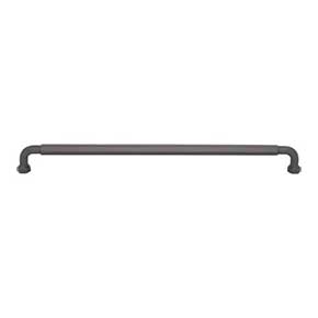 Top Knobs [TK3206AG] Die Cast Zinc Cabinet Pull Handle - Dustin Series - Oversized - Ash Gray Finish - 12" C/C - 12 9/16" L
