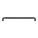 Top Knobs [TK3206BLK] Die Cast Zinc Cabinet Pull Handle - Dustin Series - Oversized - Flat Black Finish - 12&quot; C/C - 12 9/16&quot; L